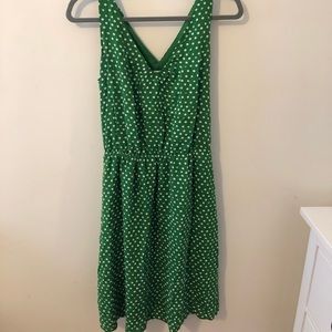 Green Polka Dot Sundress